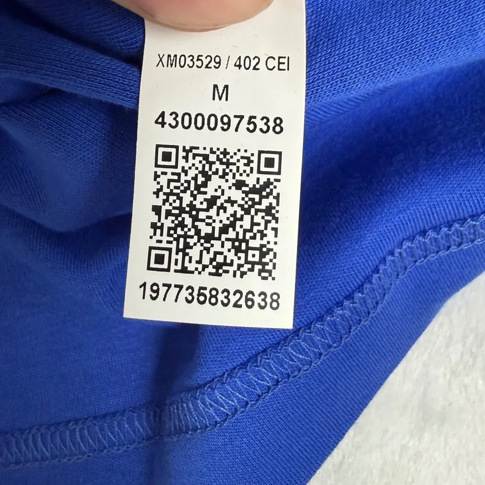 Tommy Hilfiger Mens Blue Short Sleeve Pocket Polo Shirt Medium XM03529 402 New - Picture 9 of 9